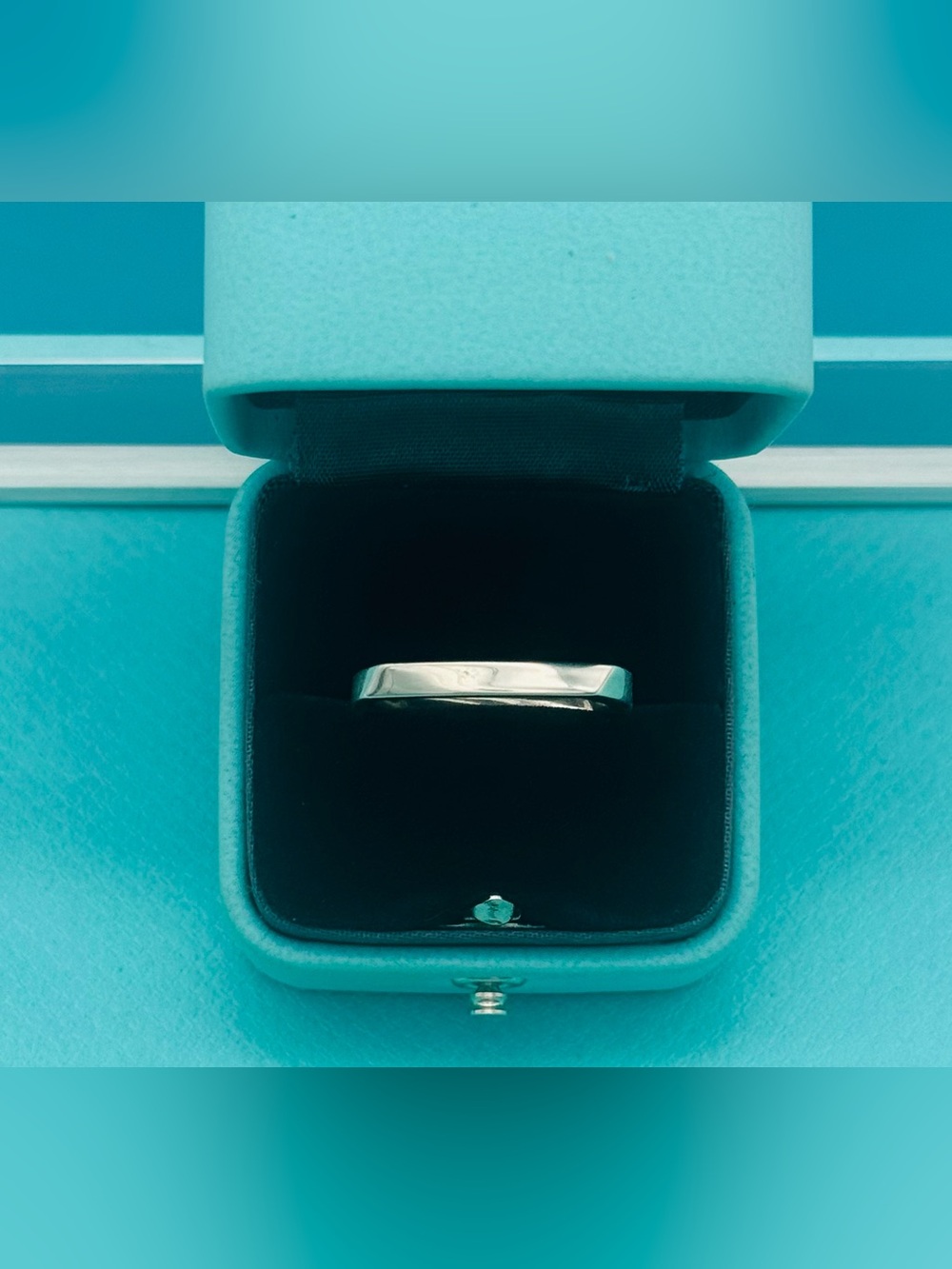 Tiffany & Co SS Narrow Gehry Torque Ring Size 10 EUC